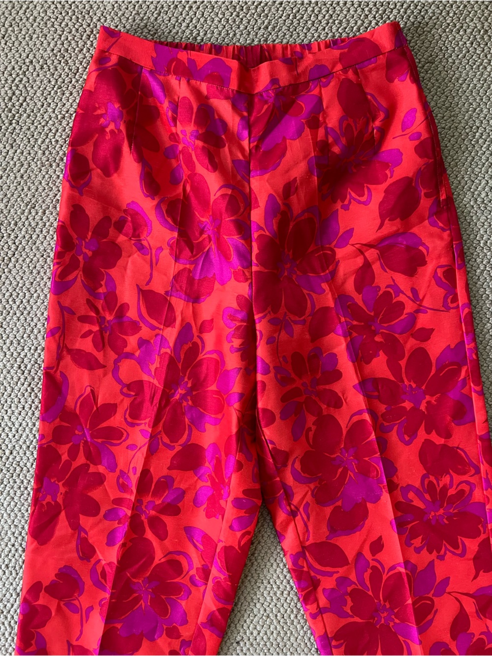 Vintage Floral Trousers - Picture 5 of 6